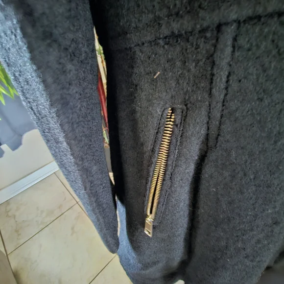 Double Breasted Skirted Peacoat Jacket/Coat - Picture 5 of 16